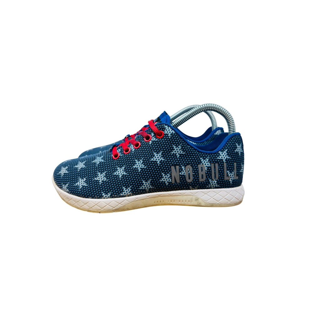 NOBULL Blue Star-Pattern Sneakers with Red Laces - Picture 10 of 15